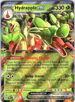 Hydrapple ex 011/131 Double Rare Prismatic Evolutions Pokemon Holo - Image 1