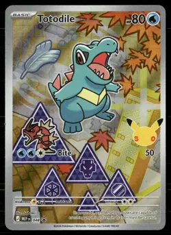Totodile 048 Promo ME: Mega Evolution Promo Pokemon Holo Near Mint - Image 1