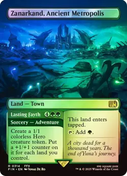 Zanarkand, Ancient Metropolis Foil Borderless Final Fantasy MTG NM - Image 1