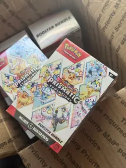 Pokemon Scarlet & Violet Prismatic Evolutions Booster Bundle SEALED - Image 1