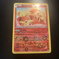 Pokemon TCG Growlithe RC4/RC25 Legendary Treasures Radiant ReverseHolo+Toploader - Image 1