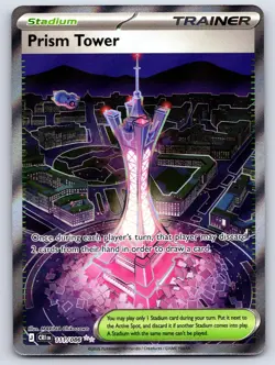 Prism Tower 111/086 Pokemon Chaos Rising Holo NM - Image 1