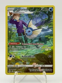 Vaporeon TG02/TG30 Holo Brilliant Stars Trainer Gallery Pokemon NM - Image 1