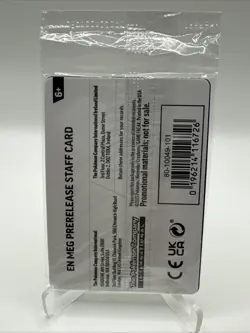 Sealed STAFF Mega Evolution Promo Prerelease Pack 4 Pokemon Meganium - Image 2