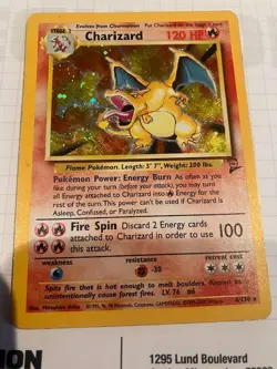 The Pokemon Company Charizard 004/130 Base Set 2 Holo Rare 120 HP Pokemon TCG - Image 3