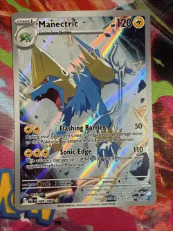 Manectric 089/084 IR Pokemon Pitch Black Illustration Rare NM Mint - Image 1