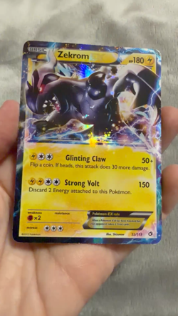 Pokemon Zekrom EX 52/113 Holo Rare Black & White Plasma Storm EN - Image 2
