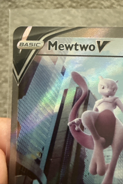 Mewtwo V (Alternate Full Art) 072/078 Pokemon GO Holo - Image 2
