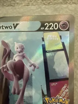 Mewtwo V (Alternate Full Art) 072/078 Pokemon GO Holo - Image 3