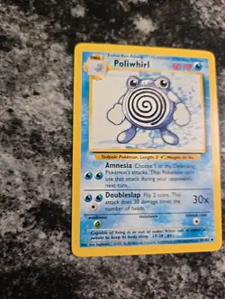 Pokemon TCG 1999 WOTC Base Set Trading Card -- Poliwhirl 38/102 - Image 2