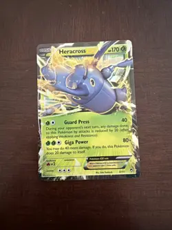Heracross EX 4/111 XY Furious Fists NM MINT Ultra Rare Holo 2014 Pokemon Card - Image 1