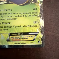 Heracross EX 4/111 XY Furious Fists NM MINT Ultra Rare Holo 2014 Pokemon Card - Image 4