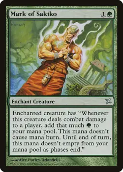 MTG Mark of Sakiko - 135 / English / Moderately Played - Image 1