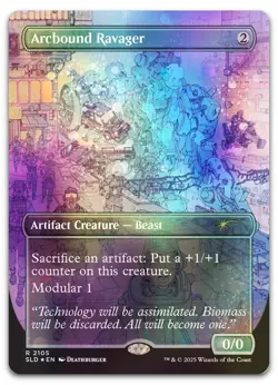 Arcbound Ravager (2105) (Galaxy Foil) #2105 (NM) Secret Lair Drop SLD Magic MTG - Image 1