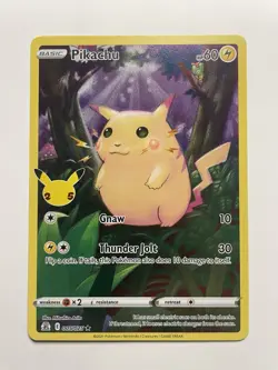 Pokemon Pikachu TCG Celebrations Card 005/025 25th Anniversary Edition - Image 1