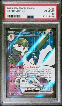 2023 POKEMON SVI EN-SCARLET & VIOLET #228 GARDEVOIR ex ULTRA RARE PSA 10 - Image 1