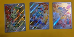 Pokemon TCG First Partner Illustration Collection Series 2 Johto Gen 2 Set - Image 1