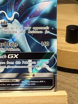 Pokemon Alolan Ninetales GX TCG Full Art Holo Card 132/145 Sm-Guardians Rising - Image 5