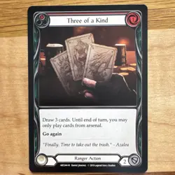 Flesh and Blood - Three of a Kind - Arcane Rising 1st Edition - Image 1
