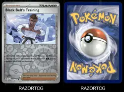 BLACK BELT'S TRAINING 145/159 C JOURNEY TOGETHER POKEMON REVERSE HOLO NM/M - Image 3