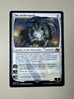 The Aetherspark - NM/MINT Regular Mythic #231 Aetherdrift Magic MTG - Image 1
