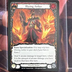 Blazing Aether - Arcane Rising (ARC118-M) - Flesh and Blood TCG - 1st Ed - Image 1