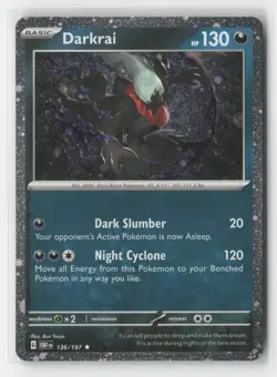 Darkrai (Cosmos Holo) Rare Cards & Products 136/197 LP Pokemon Card - Image 1