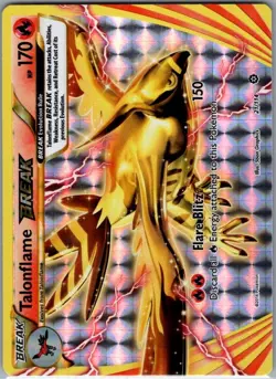 Talonflame BREAK 21/114 XY - Steam Siege - Pokemon Card - NM - Image 1