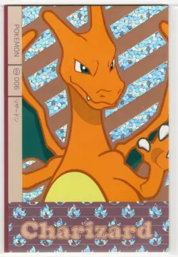 Pokemon - Electric Pikachu - Card Database- CHARIZARD - SILVER FOIL RARE - Image 1