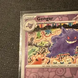Gengar 094/165 Rare SV: Scarlet & Violet 151 Pokemon Reverse Holofoil - Image 3