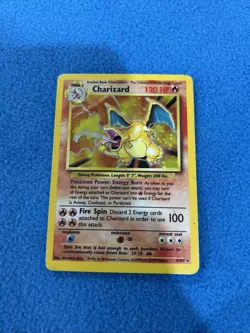 Charizard Holo 4/102 Base Set - Image 1