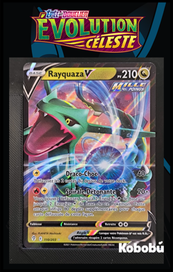 Carte Pokemon Rayquaza V 110/203 EB7 Evolution Celeste - Image 1