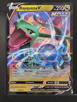 Carte Pokemon Rayquaza V 110/203 EB7 Evolution Celeste - Image 2