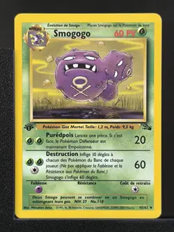 Carte Pokemon Smogogo 45/62 Edition 1 Ed 1 Fossile Wizards - Image 2