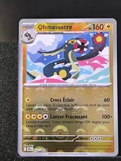 Carte Pokemon Ohmassacre 032/086 Reverse PokeBall EV10.5 Foudre Noire BLK - Image 2