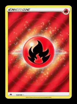Carte Pokemon Energie Feu 153/159 EB12.5 Zenith Supreme Epee et Bouclier - Image 1