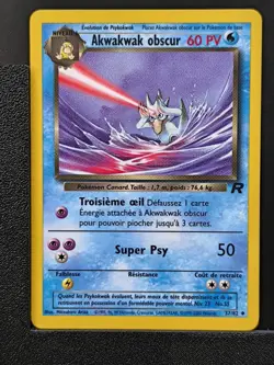 Carte Pokemon Akwakwak Obscur 37/82 Edition 2 Team Rocket Wizards 3 - Image 2
