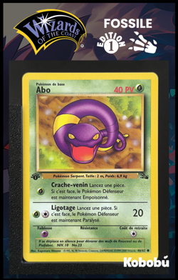 Carte Pokemon Abo 46/62 Edition 1 Ed 1 Fossile Wizards - Image 1