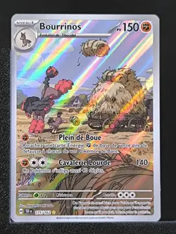 Carte Pokemon Bourrinos 175/162 AR EV5 Forces Temporelles TEF - Image 1