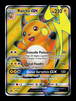 Carte Pokemon Raichu GX SM90 FR Promo Soleil Et Lune - Image 1