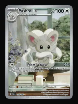 Carte Pokemon Pashmilla 153/086 Foudre Noire BLK - Image 1