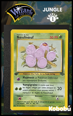 Carte Pokemon Noeufnoeuf 52/64 Edition 1 Ed 1 Jungle Wizards 3 - Image 1