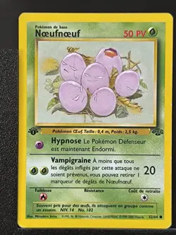 Carte Pokemon Noeufnoeuf 52/64 Edition 1 Ed 1 Jungle Wizards 3 - Image 2