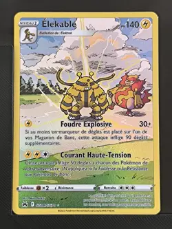 Carte Pokemon Elekable GG08/GG70 EB12.5 Zenith Supreme Epee Bouclier 3 - Image 2