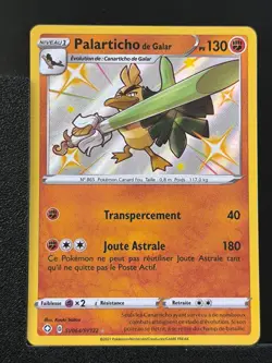 Carte Pokemon Palarticho De Galar SV064/SV122 EB4.5 Destinees Radieuses Epee 3 - Image 2