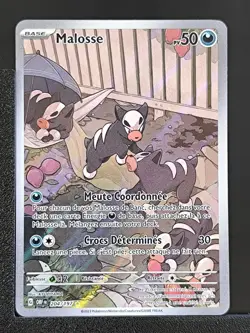 Carte Pokemon Malosse 204/197 EV3 Flammes Obsidiennes OBF Ecarlate et violet - Image 1