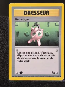 Carte Pokemon Recyclage 61/62 Edition 1 Ed 1 Fossile Wizards 9 - Image 2