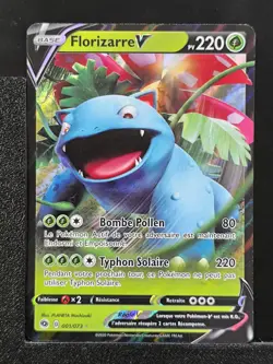 Carte Pokemon Florizarre V 001/073 EB3.5 La Voie Du Maitre Epee Bouclier VDM - Image 2
