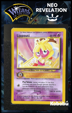 Carte Pokemon Lippouti 54/64 Edition 2 Ed 2 Neo Revelation Wizards FR 6 - Image 1