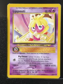 Carte Pokemon Lippouti 54/64 Edition 2 Ed 2 Neo Revelation Wizards FR 6 - Image 2
